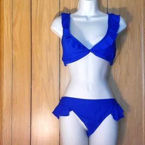 🆕 SALE 💞 Royal Blue Crisscrossed Bikini